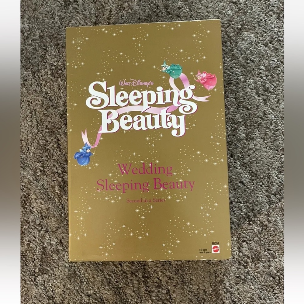Sleeping beauty wedding doll
